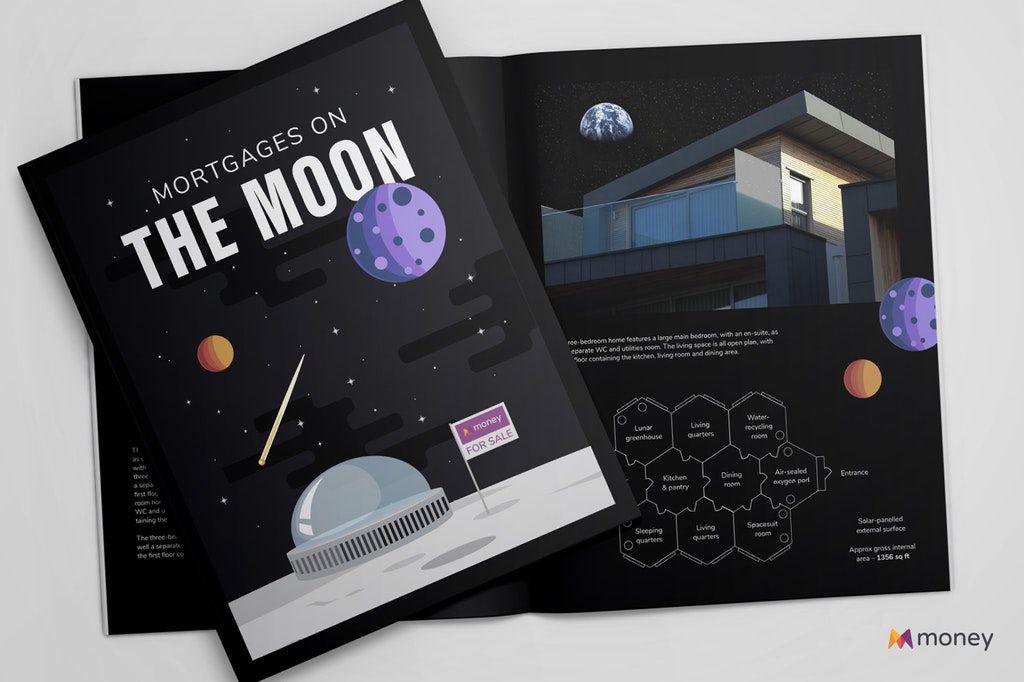 Mortgage to buy property on the Moon (Image)