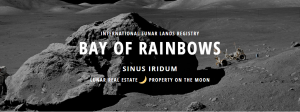 Bay of Rainbows Property on the Moon (Image)