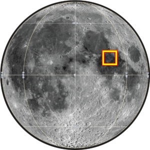 Sea of Tranquility (Mare Tranquillitatis) Location on the Moon (Image)