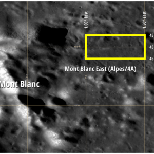 Mont Blanc East (Montes Alpes 4A) Photomap